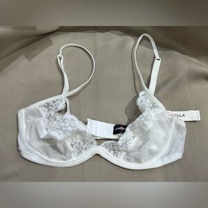 NWT Cosabella Forever Molded Lace Bra 34C White